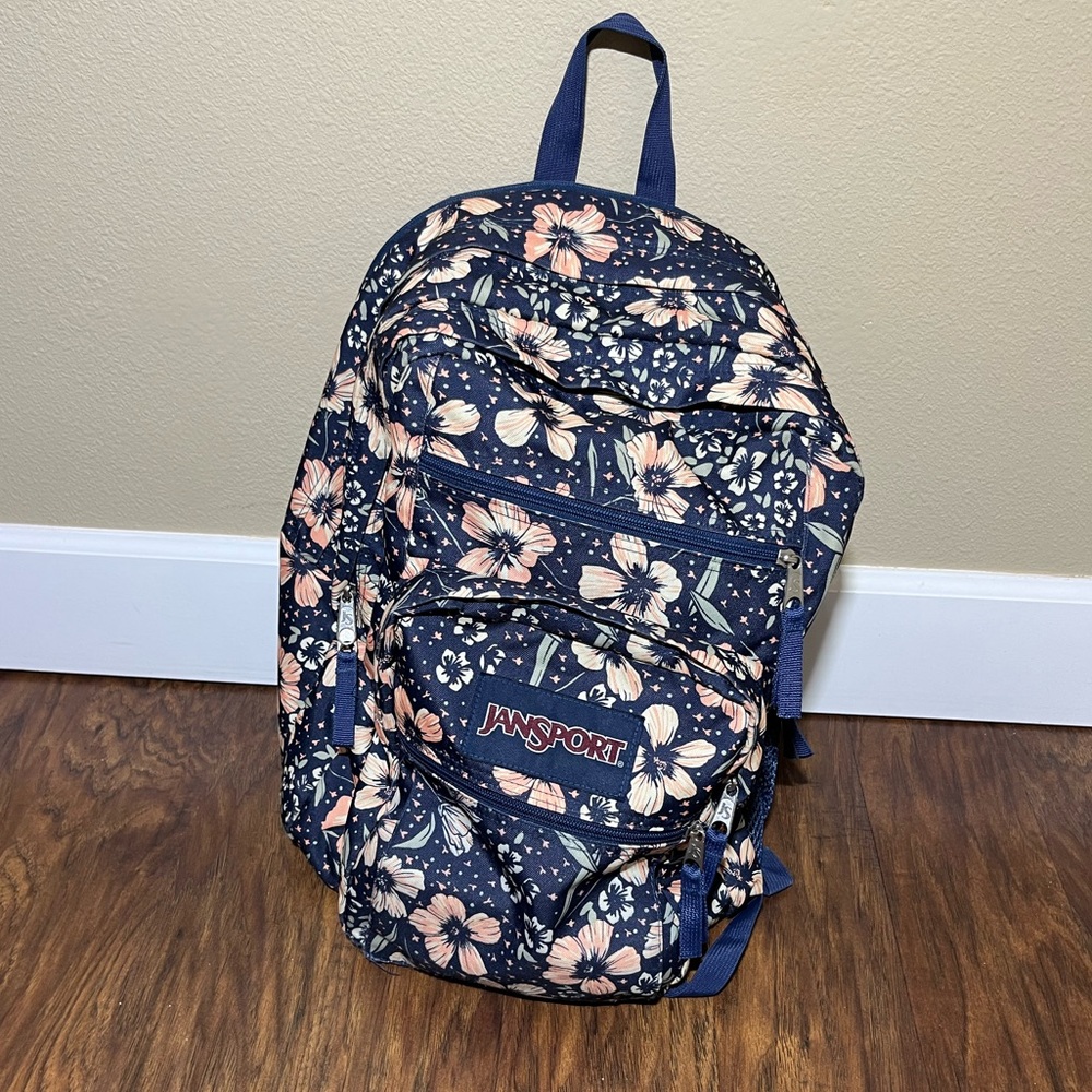Floral JanSport backpack